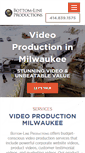 Mobile Screenshot of bottomline-productions.com